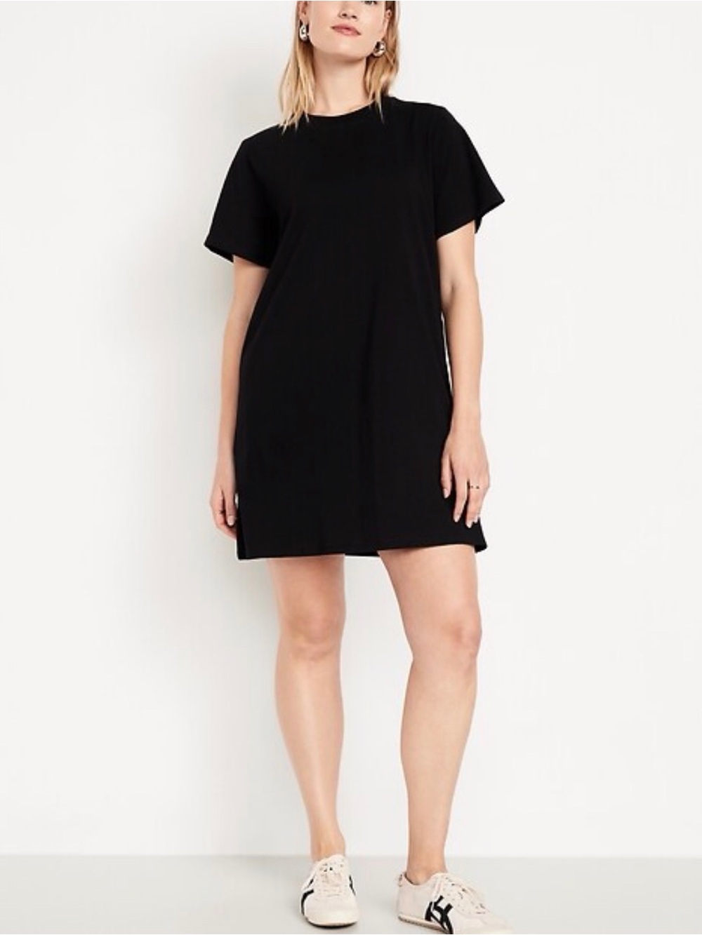 NWT Old Navy Black  Mini Cotton T-Shirt Dress
